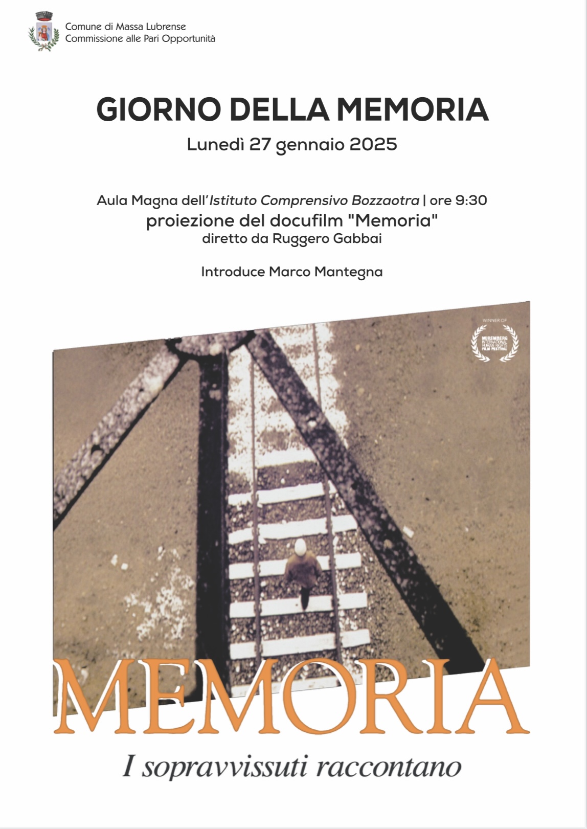 Giornata della memoria 27 Gennaio 2025